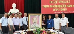 Đồng chí Bí thư Thành ủy dự Hội nghị triển khai nhiệm vụ năm học 2014 – 2015 tại Trường Chính trị Tô Hiệu 