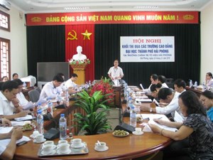 Hội nghị thi đua khối các trường đại học, cao đẳng trên địa bàn thành phố Hải Phòng 2012