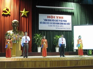 Hội thi “Công đoàn viên chức thành phố Hải Phòng  với công cuộc cải cách hành chính nhà nước”