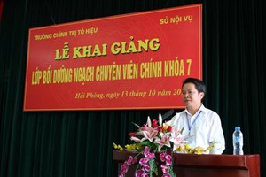 Khai giảng Lớp Bồi dưỡng ngạch chuyên viên chính khóa 7