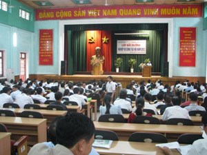 Khai giảng lớp bồi dưỡng nghiệp vụ công tác nông vận năm 2012