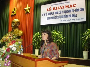 Khai mạc kỳ thi tốt nghiệp lớp Trung cấp LLCT – HC Đảng ủy khối  các cơ quan thành phố khóa 2 	