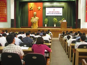 Khai mạc lớp Bồi dưỡng cán bộ Hội Nông dân năm 2013