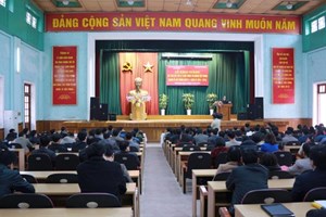 Lễ khai giảng lớp Cao cấp lý luận chính trị hệ tại chức  Thành ủy Hải Phòng khóa X và khóa XI (2014 - 2016)