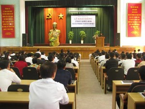Lễ khai giảng lớp Trung cấp lý luận chính trị - hành chính  hệ đào tạo tập trung khóa 21 và hệ đào tạo tại chức khóa 31