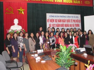 Lễ kỷ niệm 102 năm ngày quốc tế phụ nữ 8/3 và  1972 năm khởi nghĩa Hai Bà Trưng.