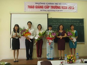 Thao giảng cấp trường năm 2013