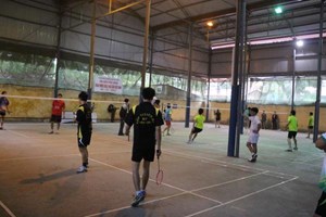 Thi đấu cầu lông chào mừng kỷ niệm  Ngày nhà giáo Việt Nam 20/11/2014