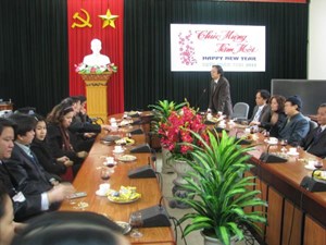 Trường Chính trị Tô Hiệu họp mặt và trồng cây đầu xuân Nhâm Thìn