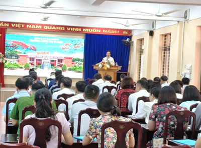 Trường Chính trị Tô Hiệu triển khai chương trình cập nhật kiến thức cho cấp ủy viên các đảng ủy cấp xã (đợt 4)