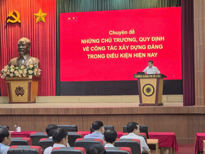 Trường Chính trị Tô Hiệu triển khai chương trình cập nhật kiến thức cho cấp ủy viên các Đảng ủy cấp xã (đợt 3)